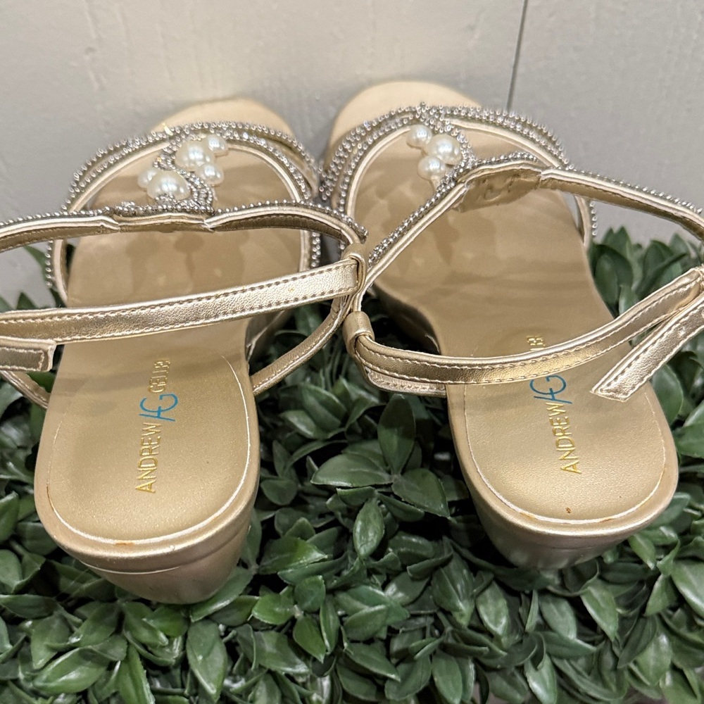 Andrew Geller Allisandra Sandal Size 8 - Picture 5 of 6